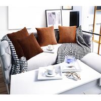 Fundas De Cojin Decorativa 45x45 moderna Cafe PACK 4 U