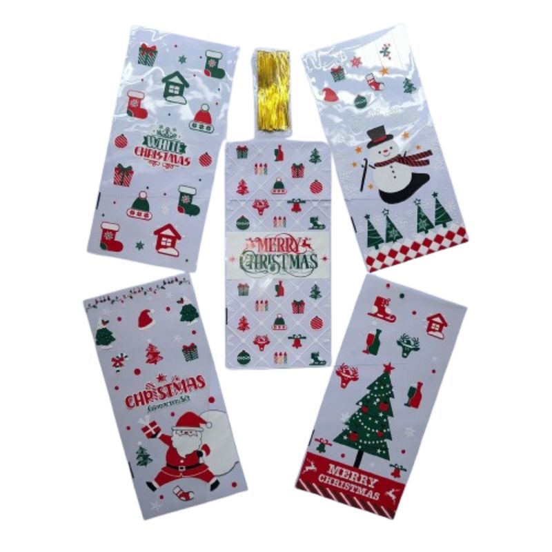 GENERICO - Bolsas Navidad A 20un 27x13cm