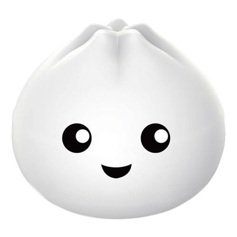 GENERICO - Lámpara Kawaii Dumpling Luz Mágica de Silicona USB Cambiante