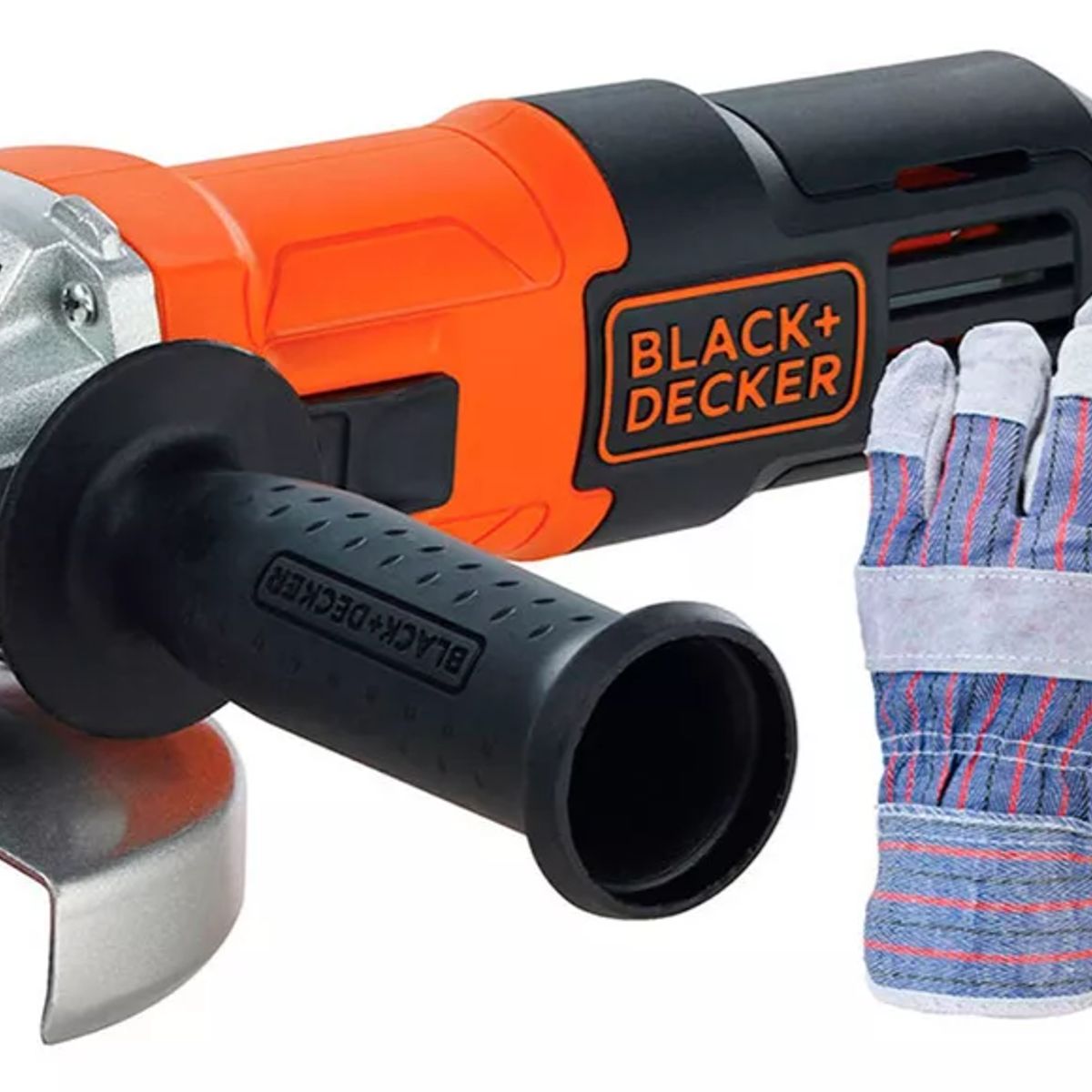 BLACK+DECKER - Esmeril Angular 650w + Guantes Black+decker G650gl-b2c