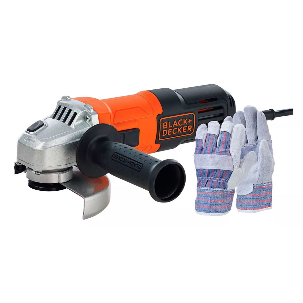 BLACK+DECKER - Esmeril Angular 650w + Guantes Black+decker G650gl-b2c