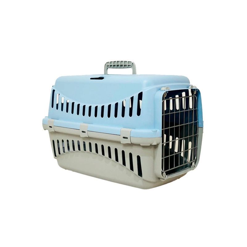 GENERICO - Transportadora para mascotas hasta 4 kg 46x31x32cm - Azul