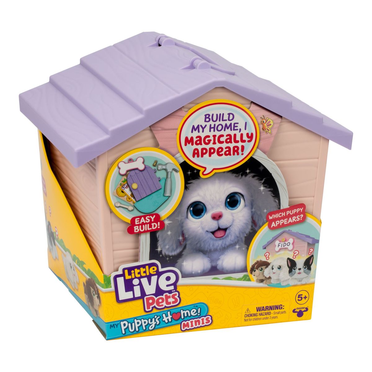 LITTLE LIVE PETS - Little Live Pets Casa Perrito Set Juego Mini