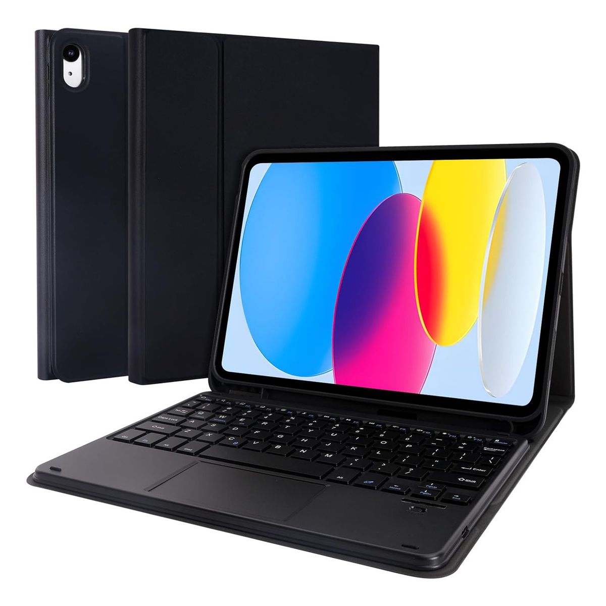 GENERICO - Funda Con Teclado Español Touchpad Para iPad 10ma Gen 2022