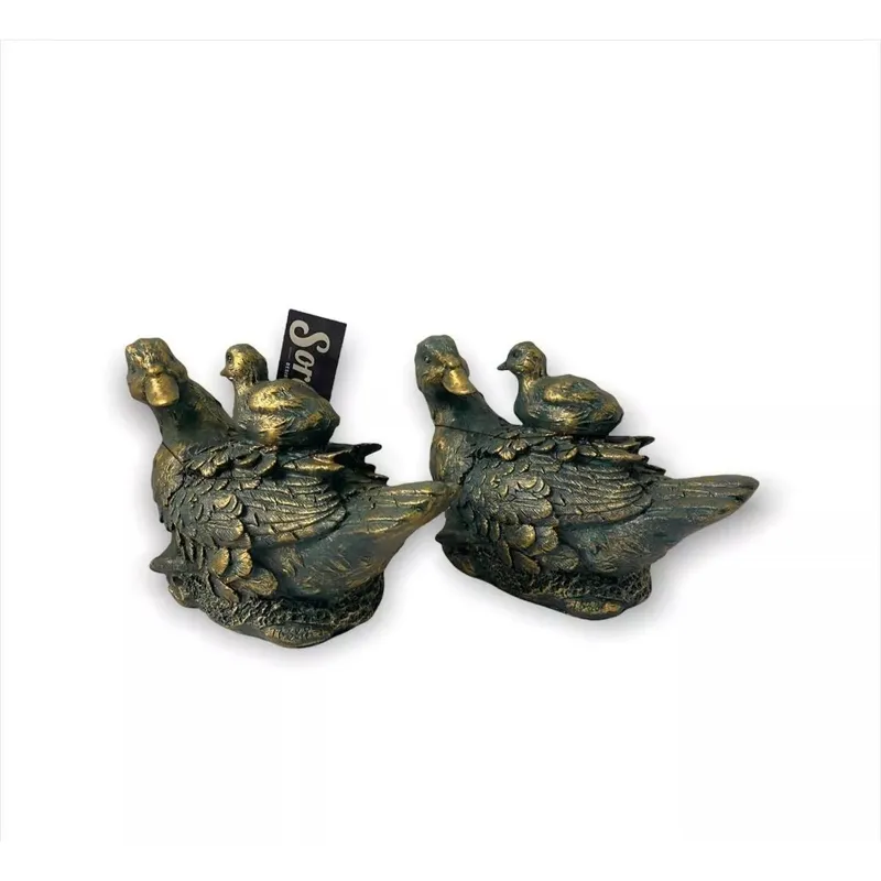 GENERICO - Figura Decorativa Patitos Set 2 - S4209