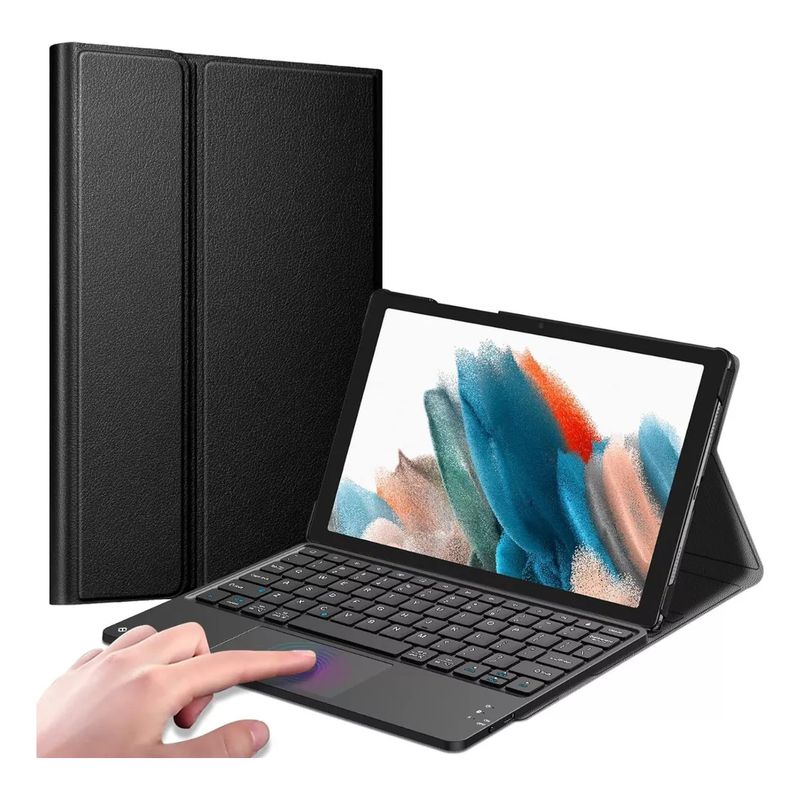 GENERICO - Funda Con Teclado + Touchpad Para Galaxy Tab A8 Sm-x200 105