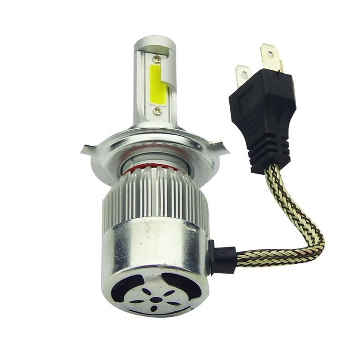 GENERICO - AMPOLLETA KIT LED H-4 MODC6 36W 3800LM CON VENTILADOR