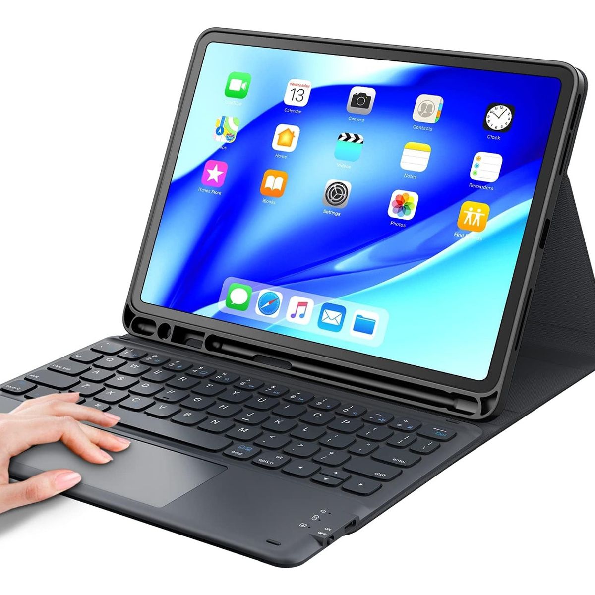 GENERICO - Funda Con Teclado Español + Touchpad Para iPad Pro 11 M1