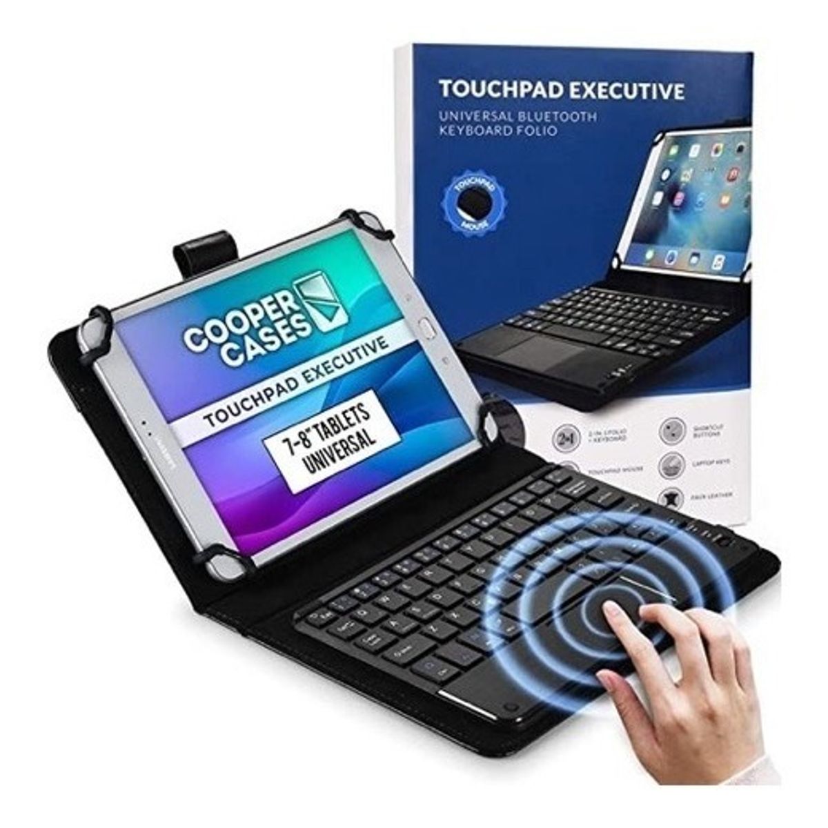 GENERICO - Funda Con Teclado + Touchpad Para Samsung Tab A7 104 + Lam
