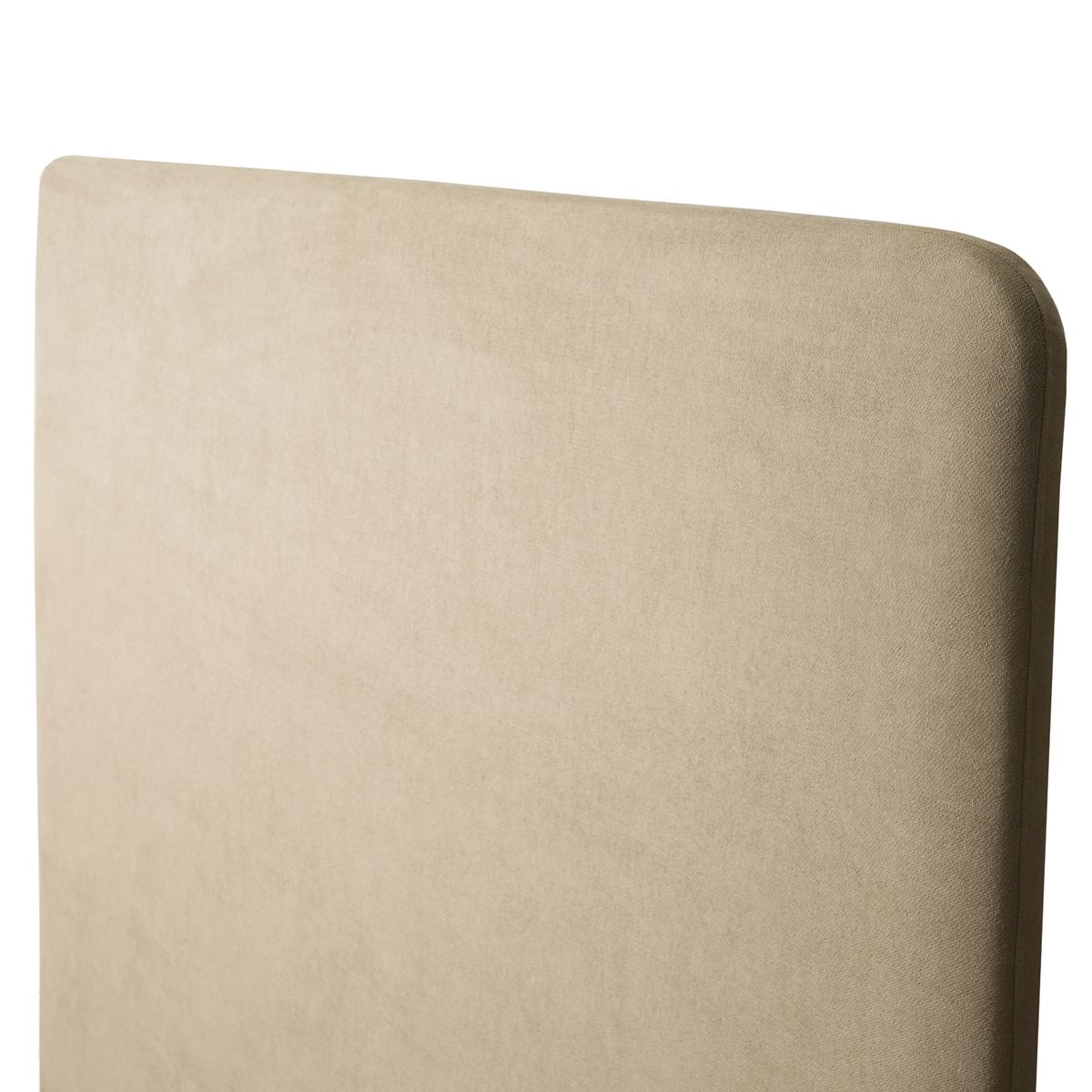 KABECEROS - RESPALDO CURVO - 1 PLAZA - VELVET COLOR ARENA