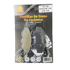 GENERICO - Pastilla de Freno Mozuki YZ 125 - Apache 150 - XTZ 125