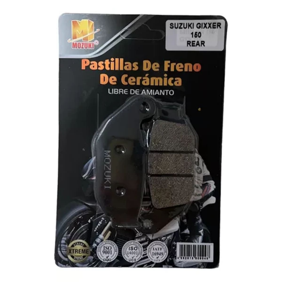 GENERICO - Pastilla de Freno Mozuki para Suzuki Gixxer 150