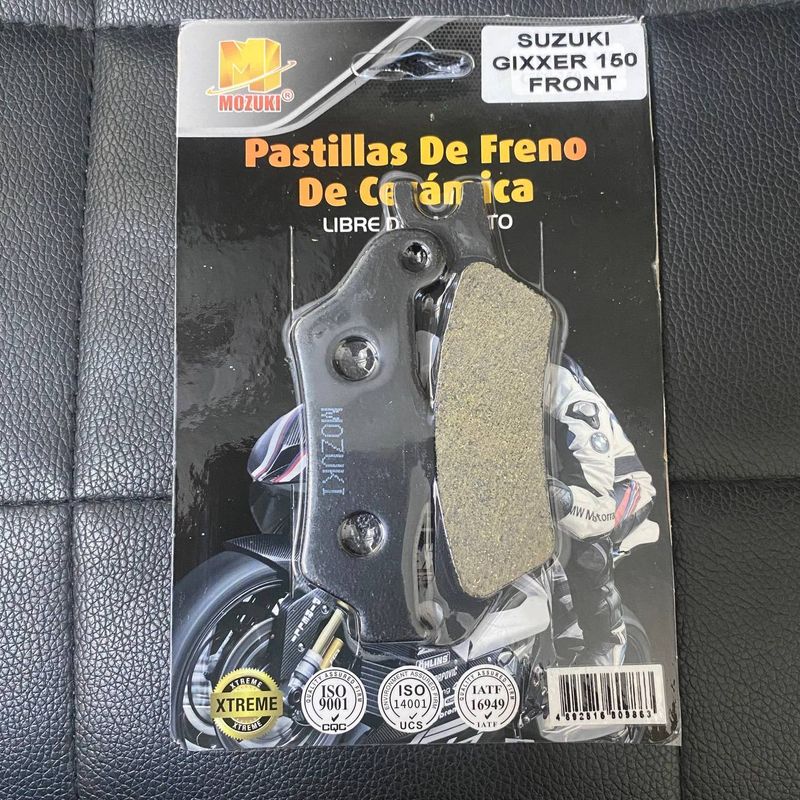 GENERICO - Pastilla de Freno Mozuki para Gixxer 150