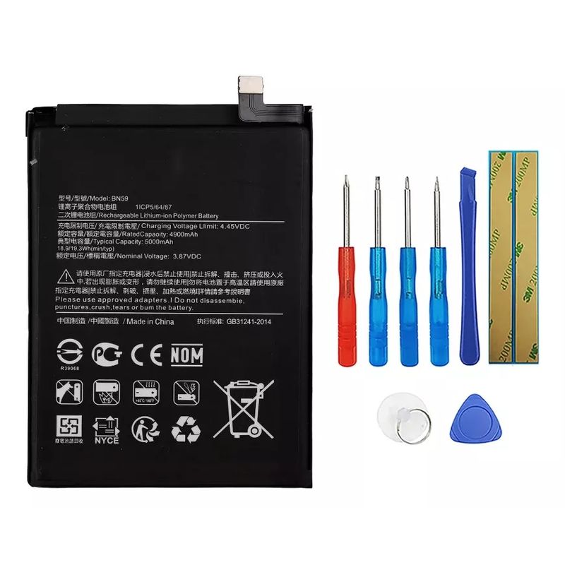 GENERICO - Bateria Bn59 Compatible Con Xiaomi Redmi Note 10  10s Nueva