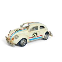 Auto A Escala Volkswagen Escarabajo Tipo Decoración Vintage