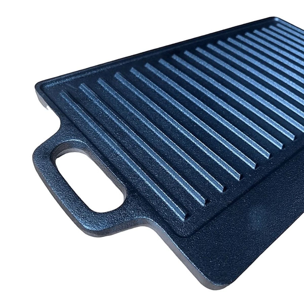 GENERICO - Plancha Churrasquera Reversible Hierro 46 x 23CM