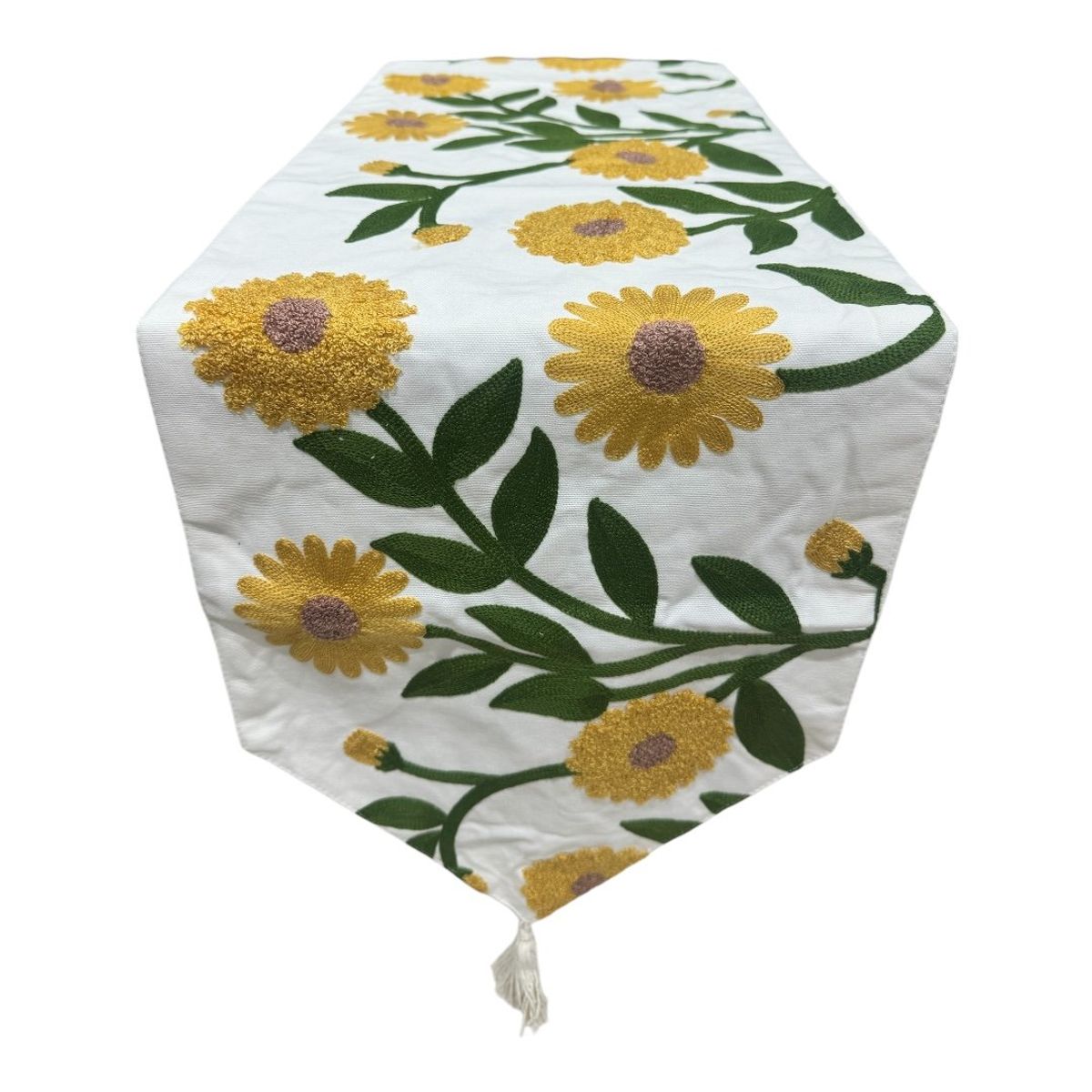 GENERICO - Camino De Mesa Bordado Medida 32x180cm Poliester Corredor A3