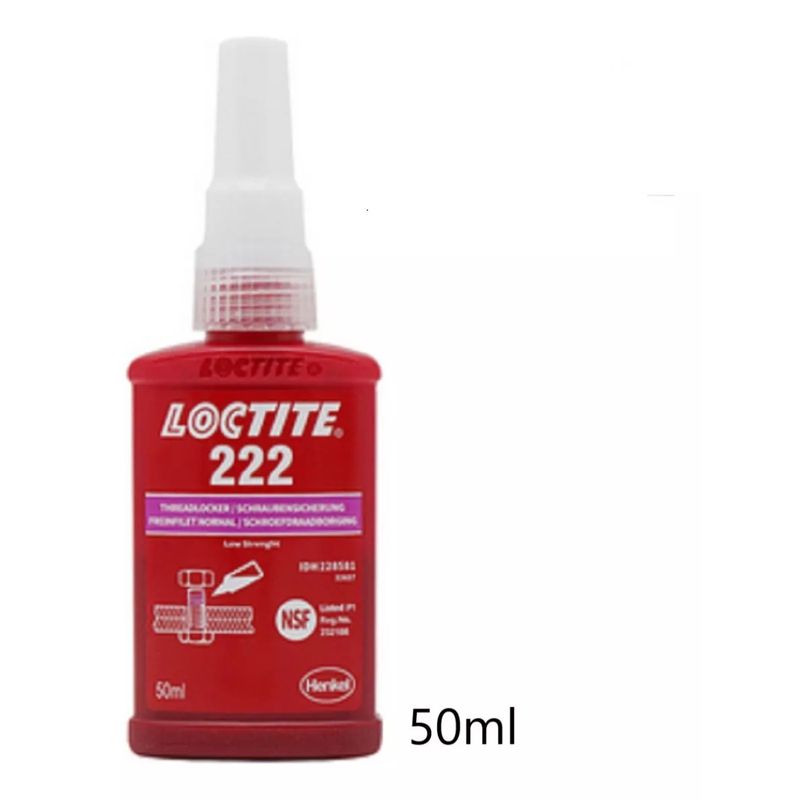 LOCTITE - Loctite 222 Traba Perno Morado 50ml Viscosidad: 1200/5000