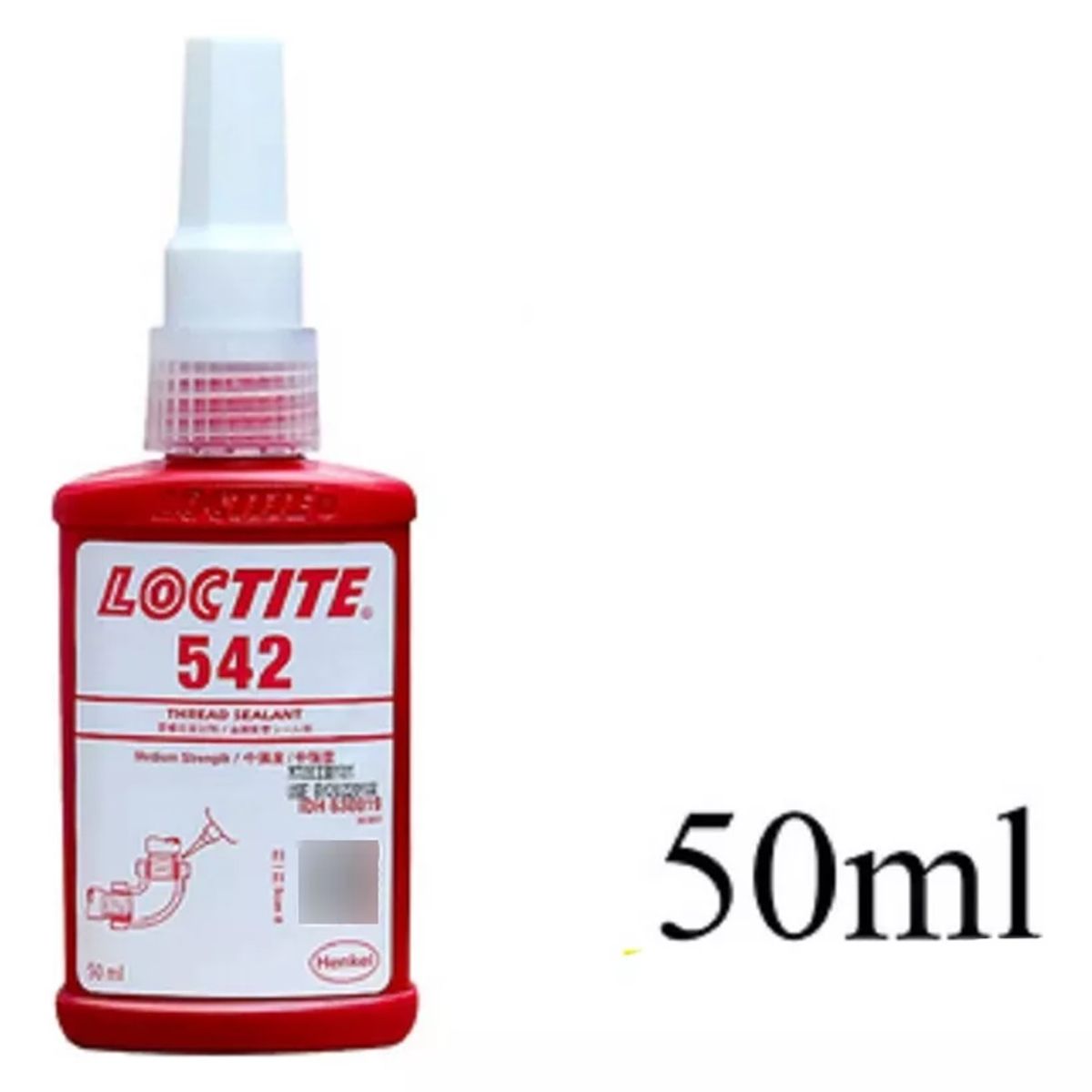 LOCTITE - Loctite 542 Traba Hilo Tuberias Hidráulicas Neumáticas 50 ml