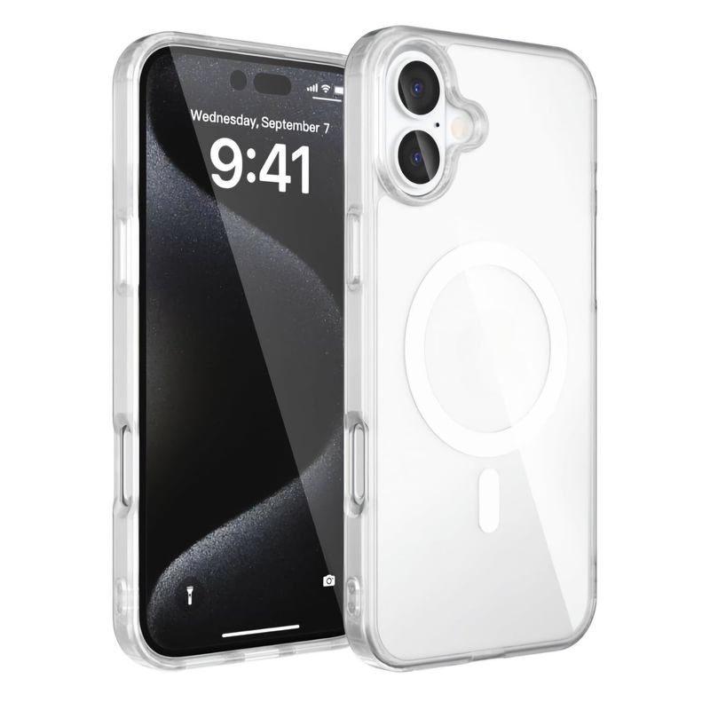 GENERICO - Carcasa Transparente Magsafe Para iPhone 16 Normal