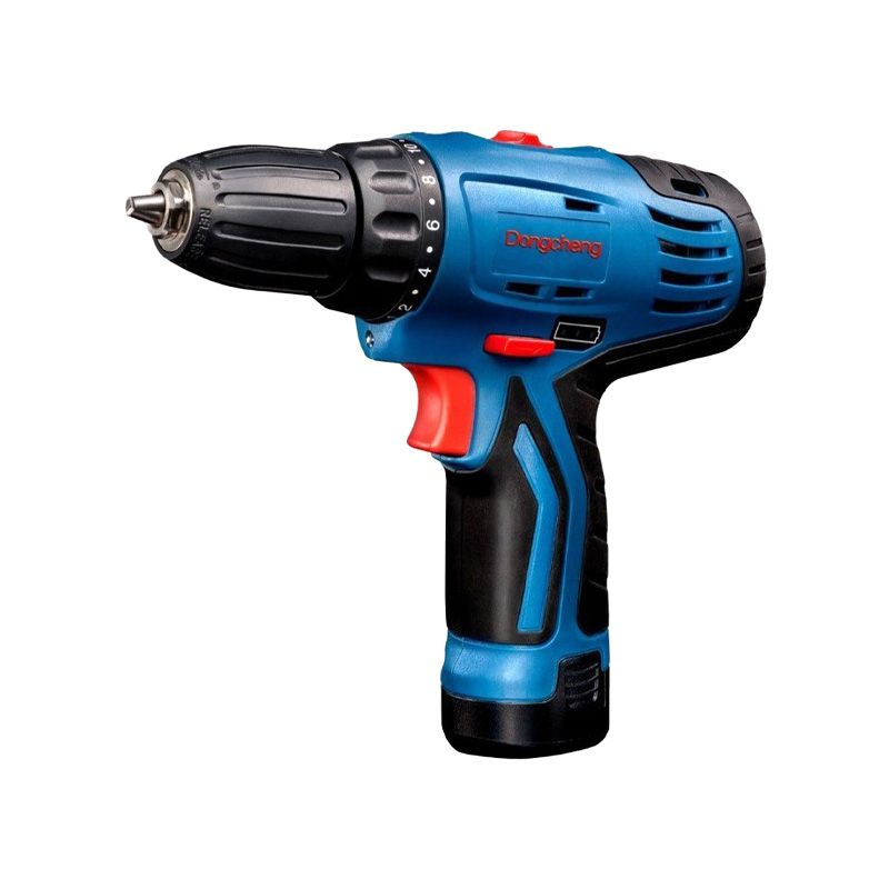 DONGCHENG - TALADRO ATORNILLADOR INALAMBRICO 12V + 2 BATERIA 2.0AH + CARGADOR
