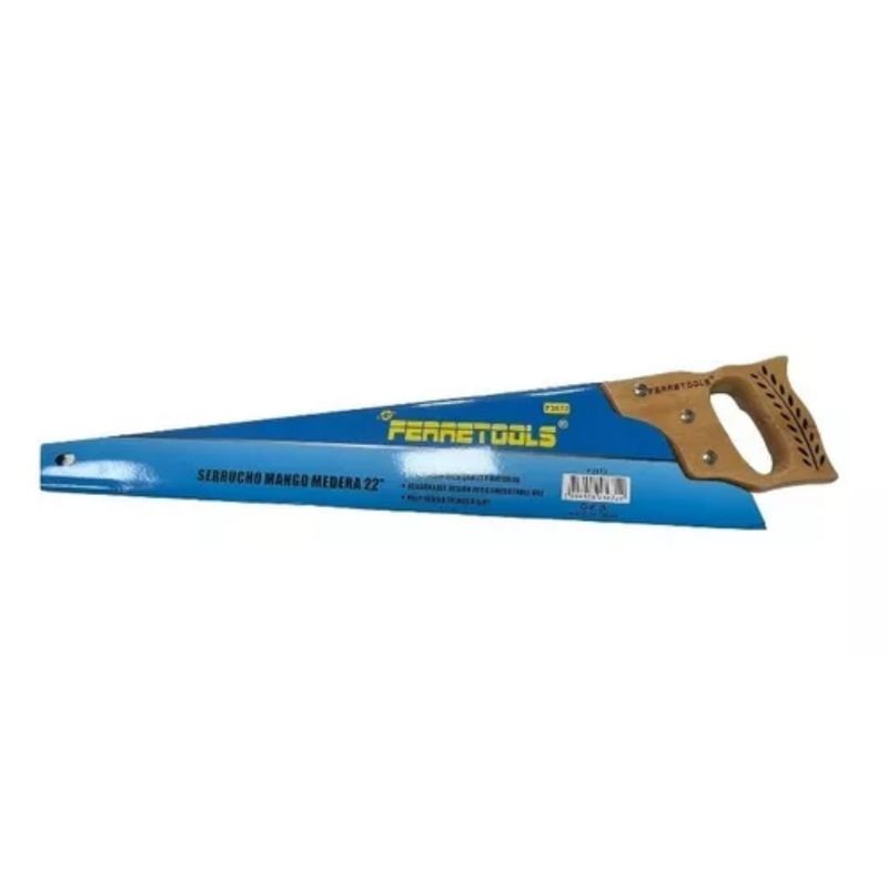GENERICO - Serrucho Carpintero Mango Ergonómico Madera 22 pulg.
