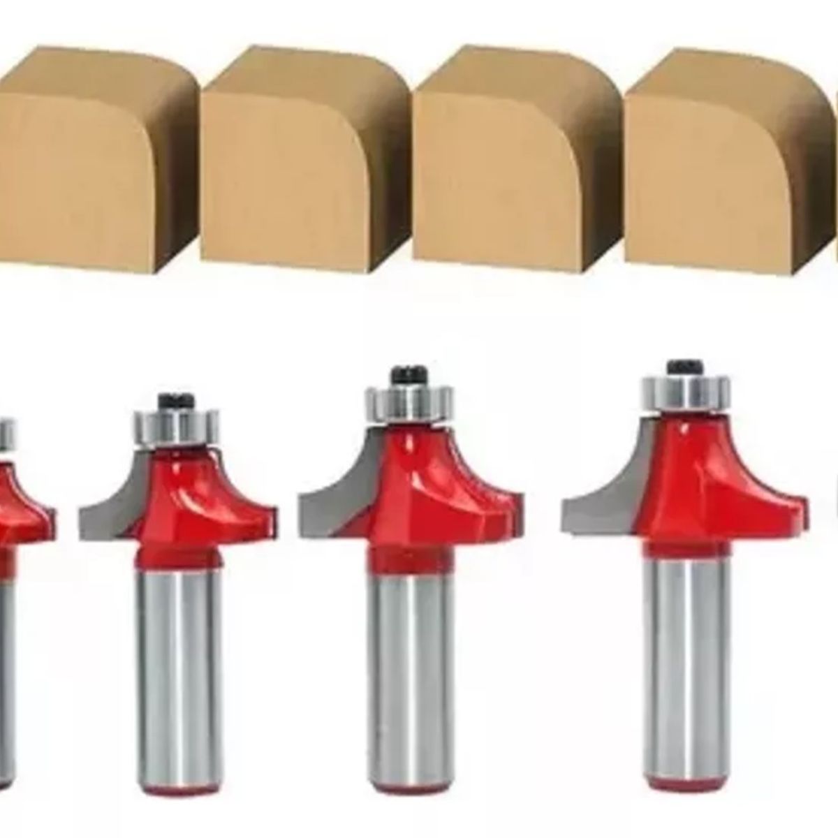 GENERICO - FRESA MADERA CUARTO RODON  VASTAGO ½