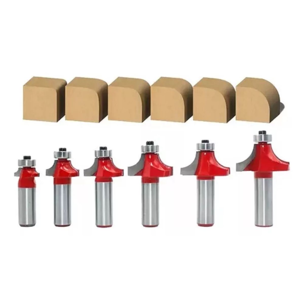 GENERICO - FRESA MADERA CUARTO RODON  VASTAGO ½