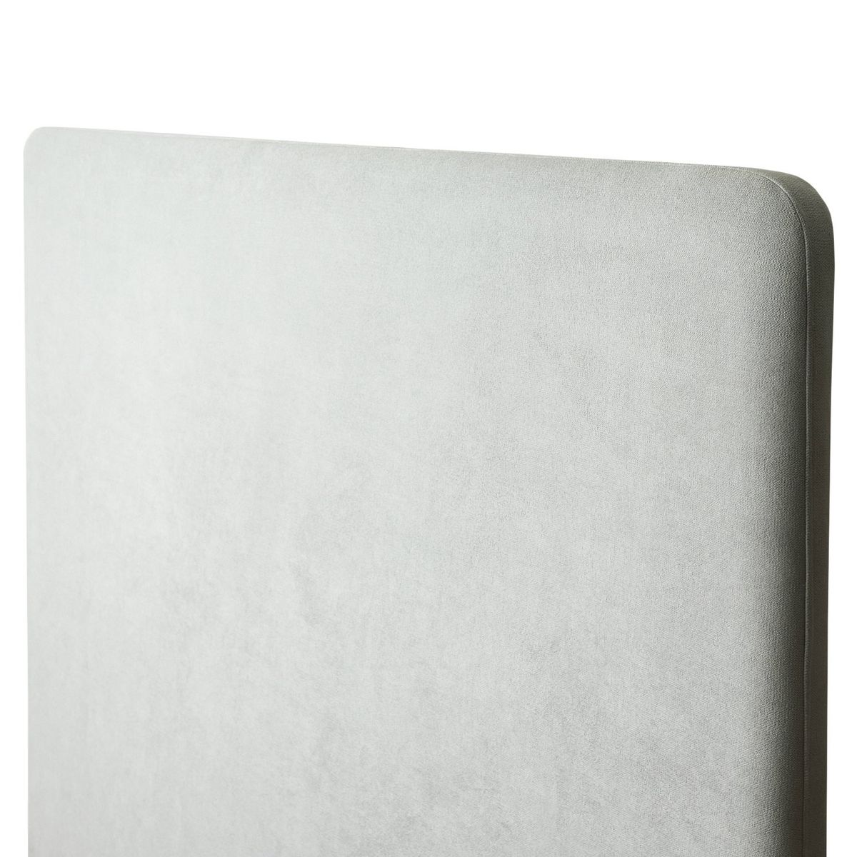 KABECEROS - RESPALDO CURVO - SÚPER KING - VELVET COLOR GRIS CLARO