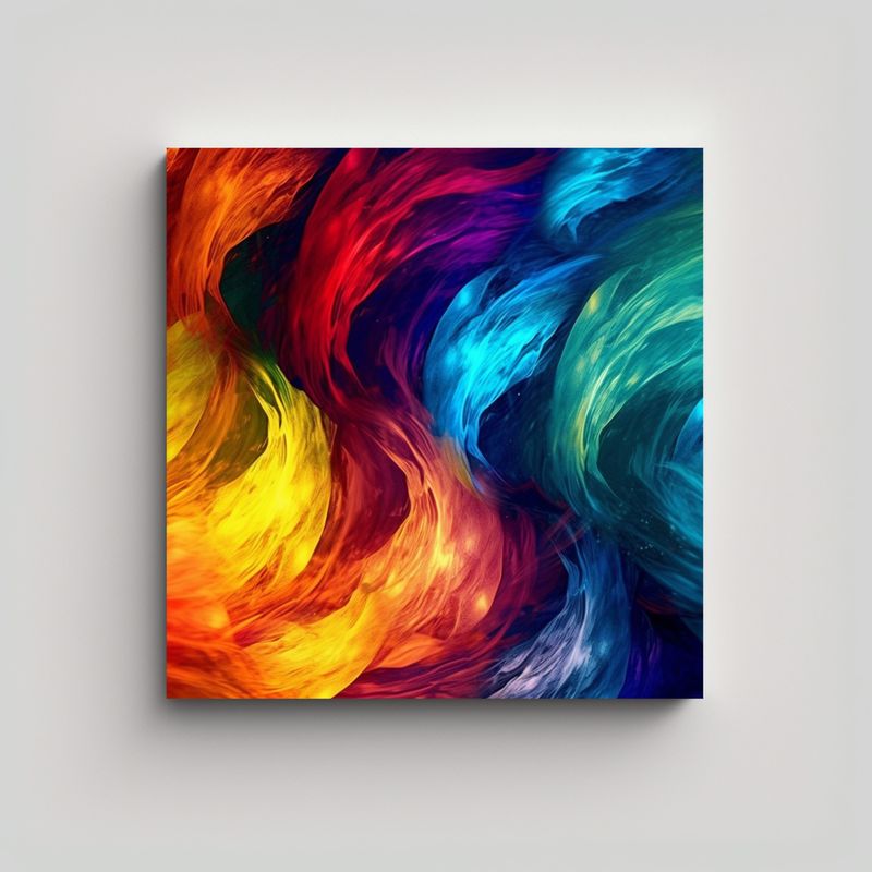 GENERICO - Pinturas Decorativas De Alta Calidad Con Colores 70x70 Cm