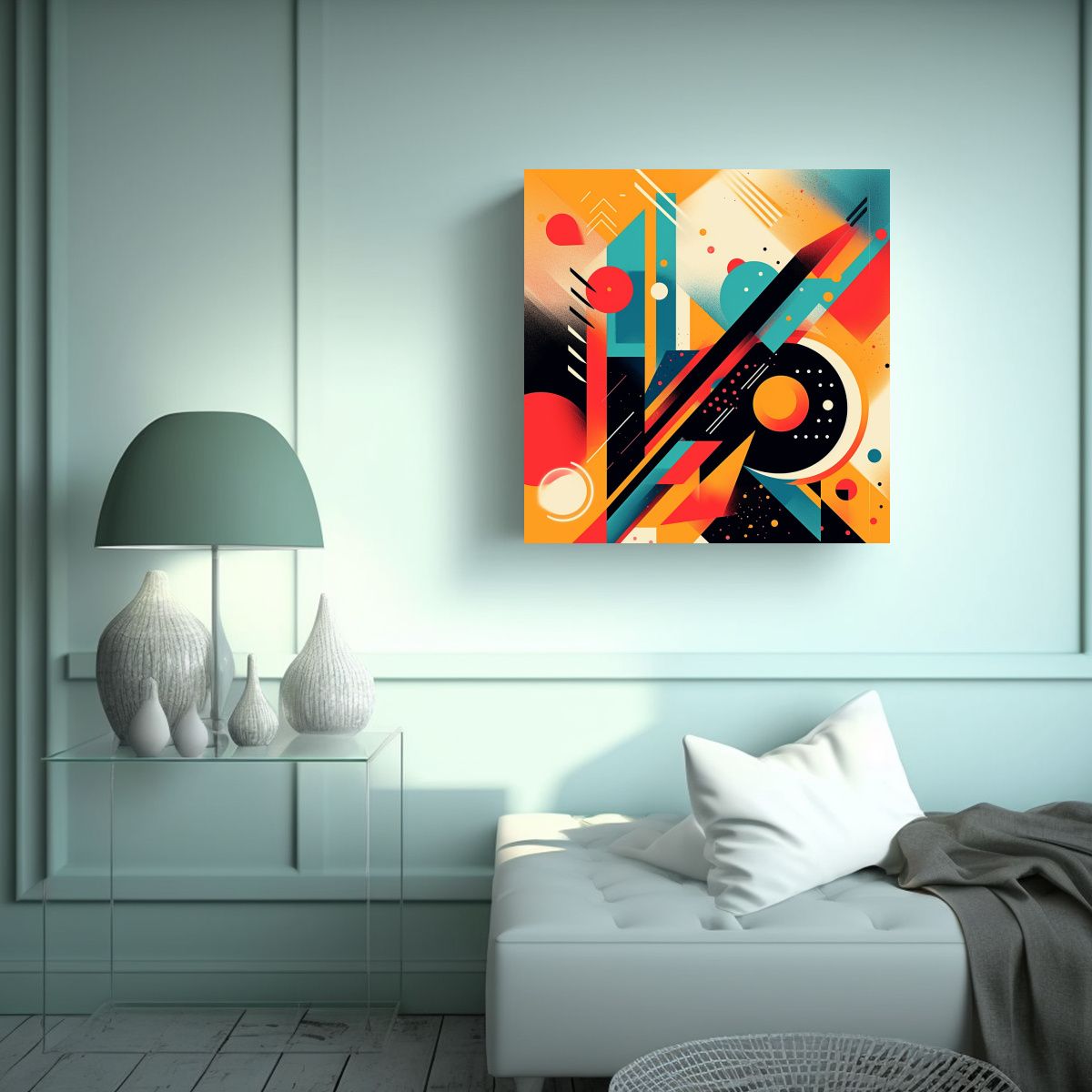 GENERICO - Arte De Pared Con Diseños Únicos En Lienzo Con 80x80 Cm