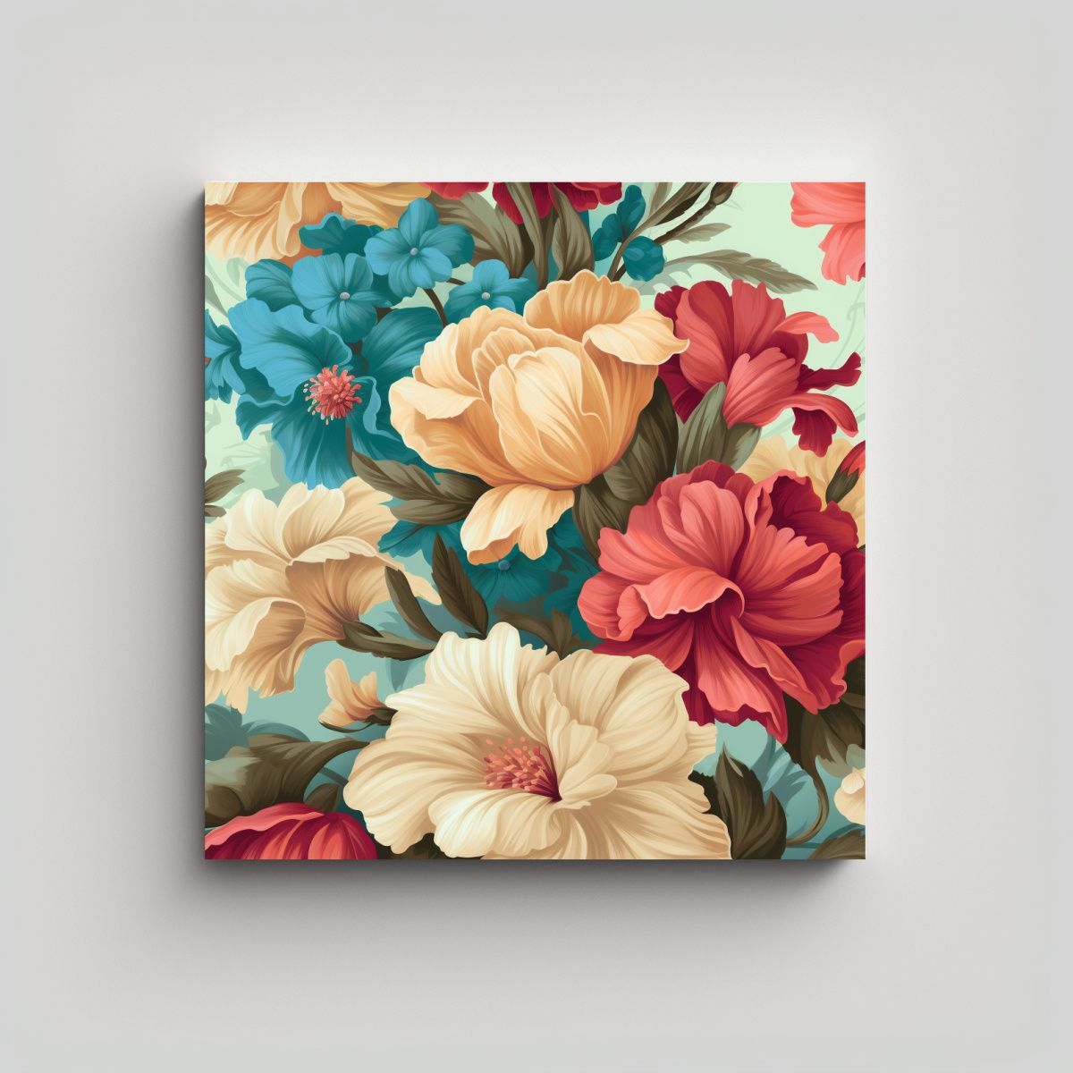 GENERICO - Lienzo Decorativo De Fino Diseño Con Bonitas 60x60 Cm