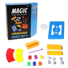 GENERICO - Set Juego De Magia y Trucos Clásico Para Niño Adulto Celeste