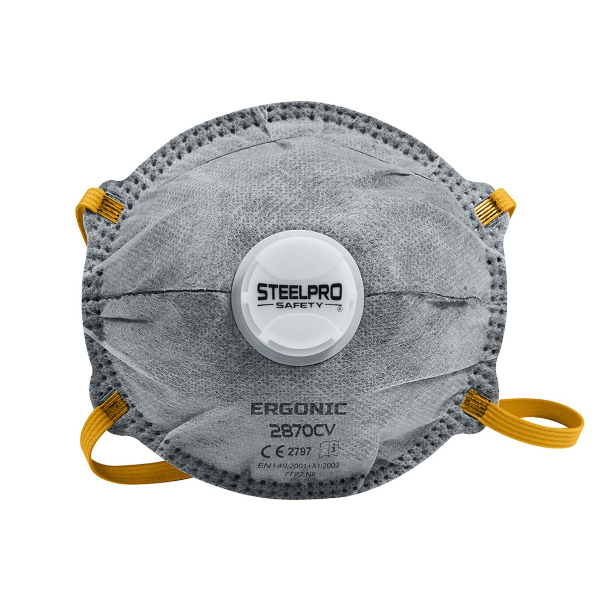 STEELPRO - Respirador descartable Ergonic FFP2 (10 un) 2870CV