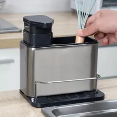 GENERICO - Dispensador De Lava lozas Jabón Y Porta Esponja