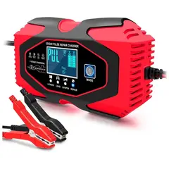 VERCI - Cargador De Batería Inteligente Y Rápido 12v 6a 24v