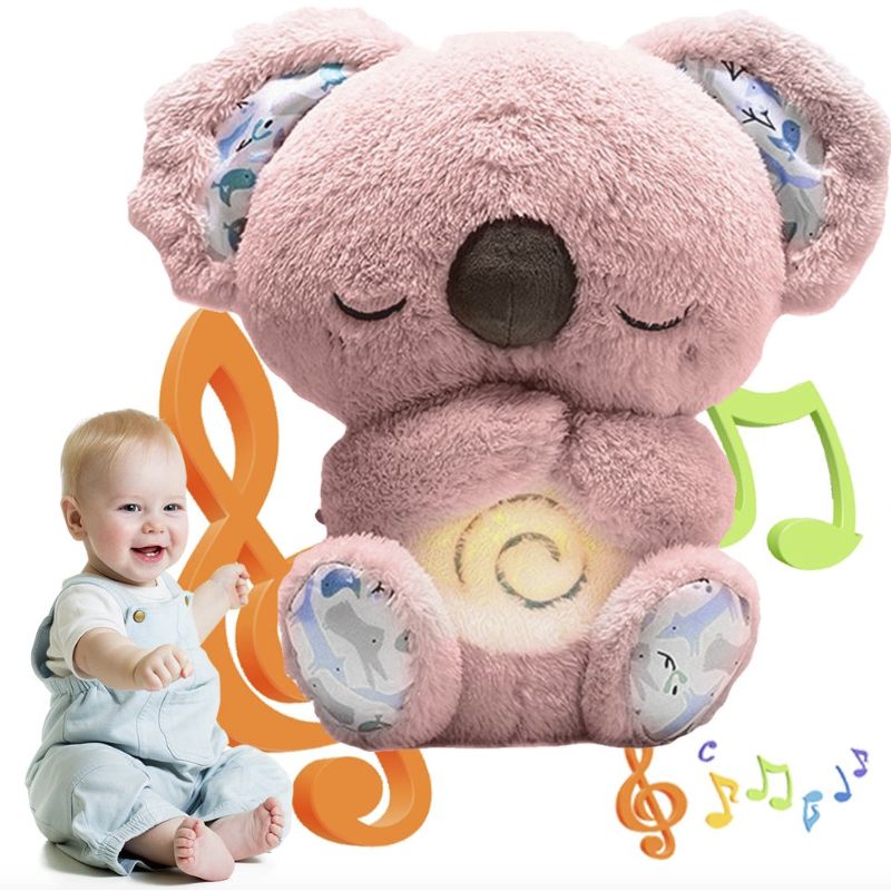 VERCI - Peluche Koala Que Respira Música Y Luces Ragalo Para Niños