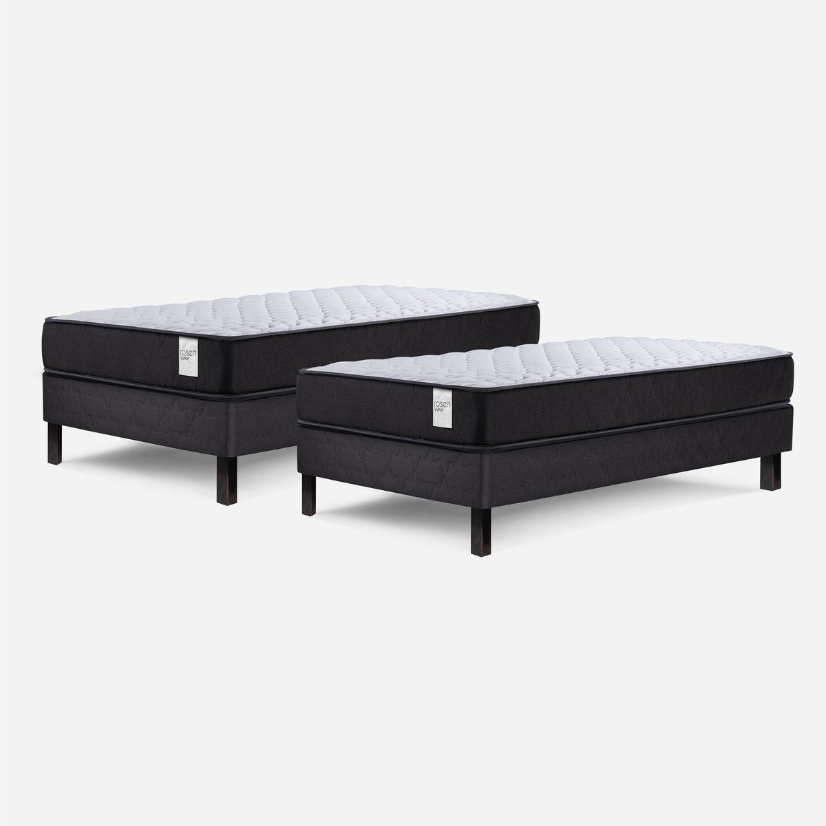 ROSEN - Cama Europea Duplex Rosen Wave 1,5 Plazas 105 X 190 Cm