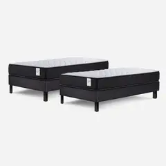 ROSEN - Cama Europea Duplex Wave 1,5 Plazas 105 X 190 Cm