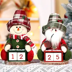 TIOZONEY - 2pcs cuentas regresivas navideñas