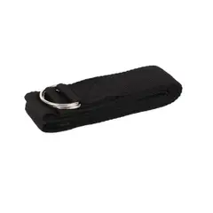 GENERICO - Cinturon Yoga Fitness Pilates Flexibilidad Negro 2 unid
