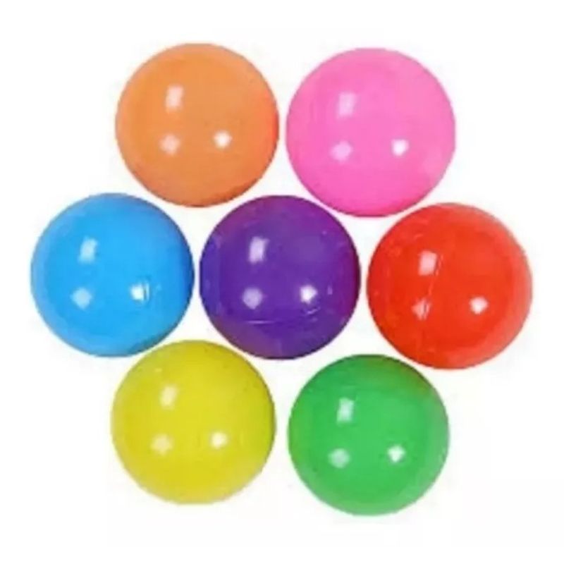 GENERICO - Set 50 Pelotas Plásticas De Piscina Colores Niños