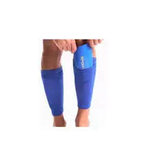 GENERICO - Canillera De Fútbol Con Mangas Para Niños Adultos Azul S