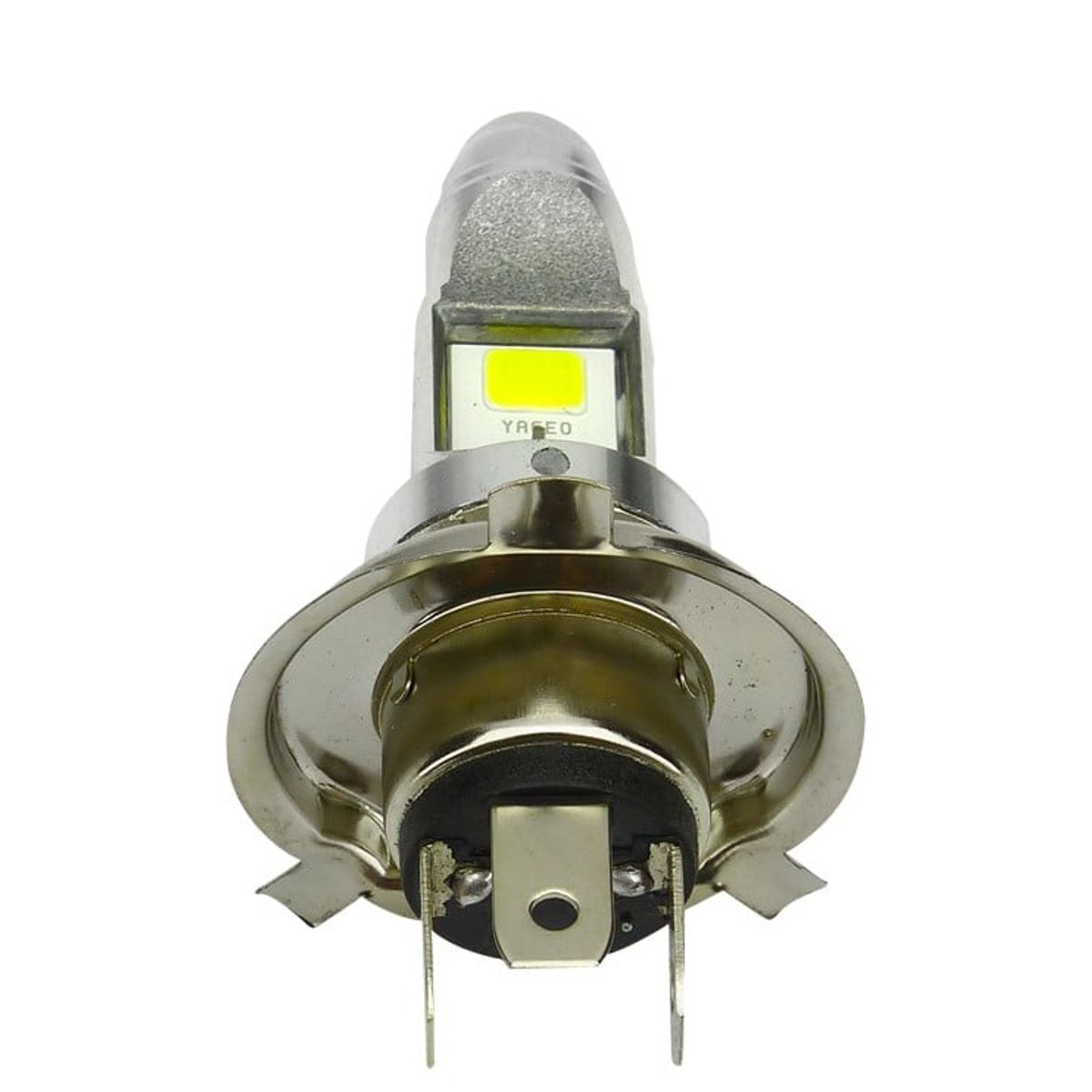 GENERICO - AMPOLLETA PARA MOTO H-4 LED COB AC-DC 12/24V SET X 1 PCS