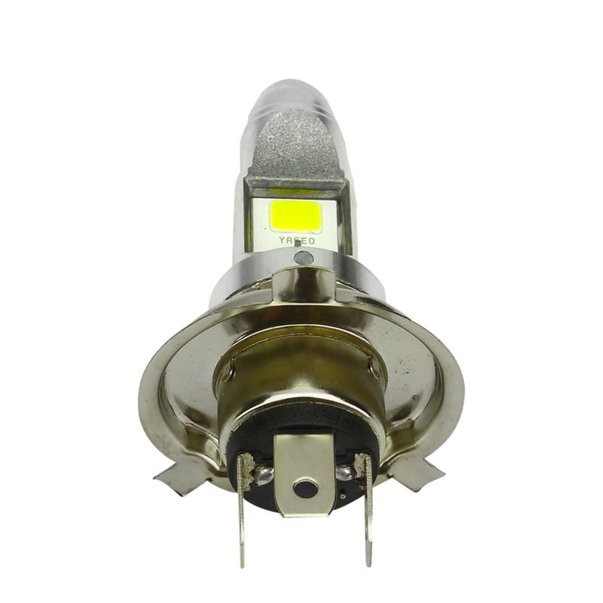 GENERICO - AMPOLLETA PARA MOTO H-4 LED COB AC-DC 12/24V SET X 1 PCS