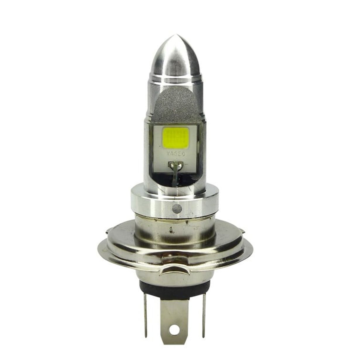 GENERICO - AMPOLLETA PARA MOTO H-4 LED COB AC-DC 12/24V SET X 1 PCS