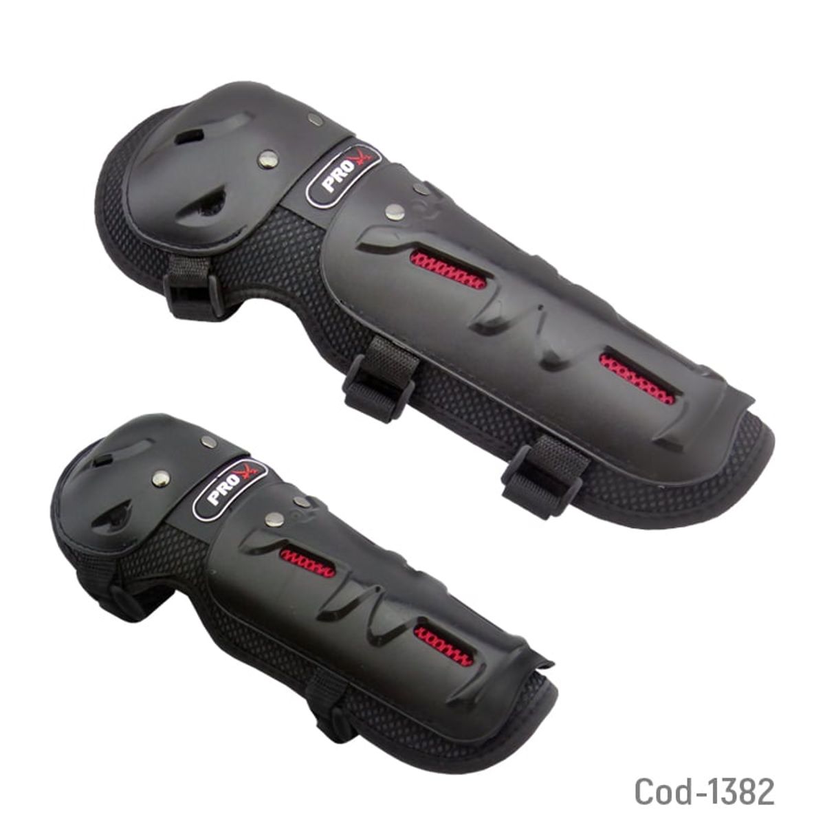 GENERICO - RODILLERA Y CODERA PARA MOTO MOD.COBRA   Sec 4 PCS.