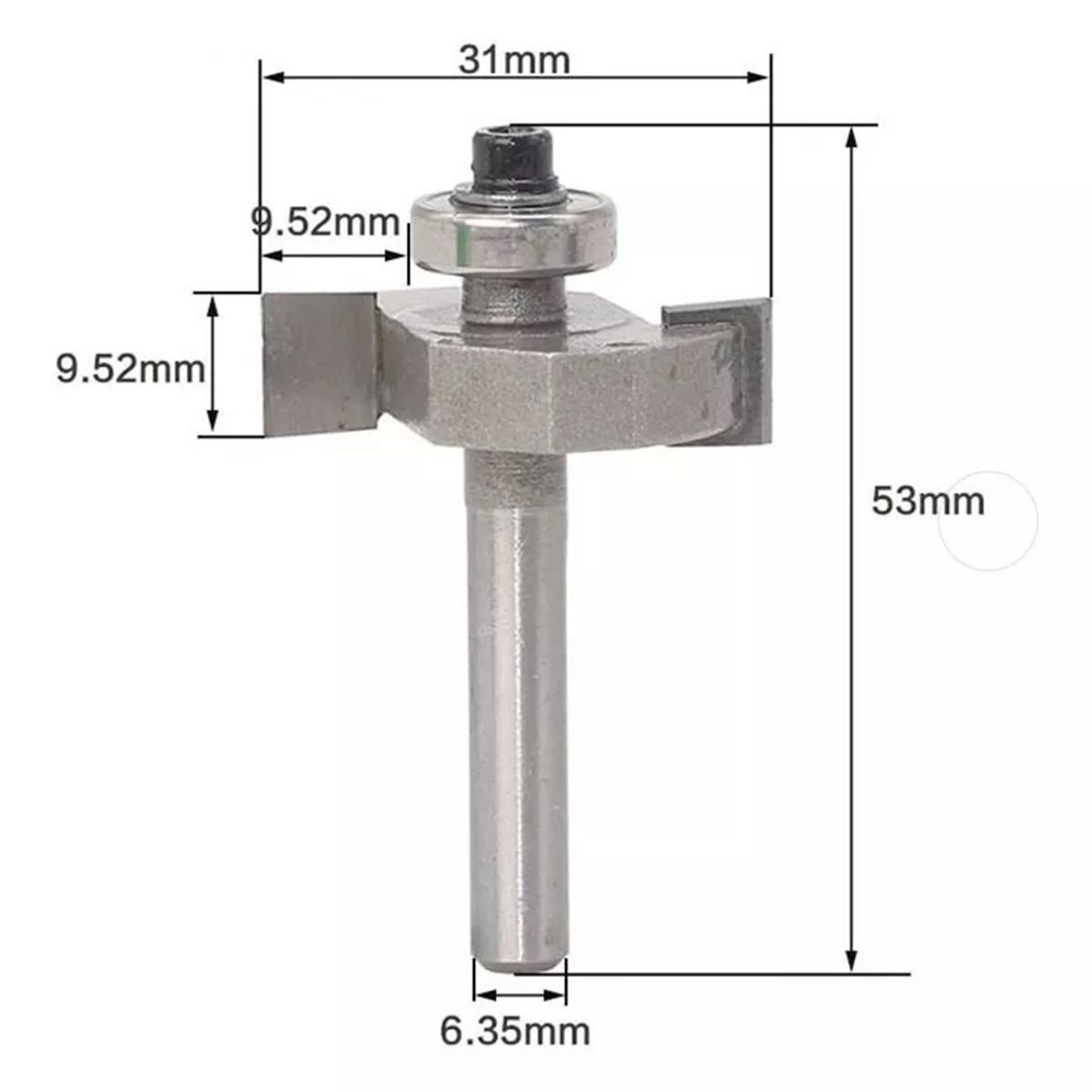 GENERICO - FRESA MADERA T ¼ X 38