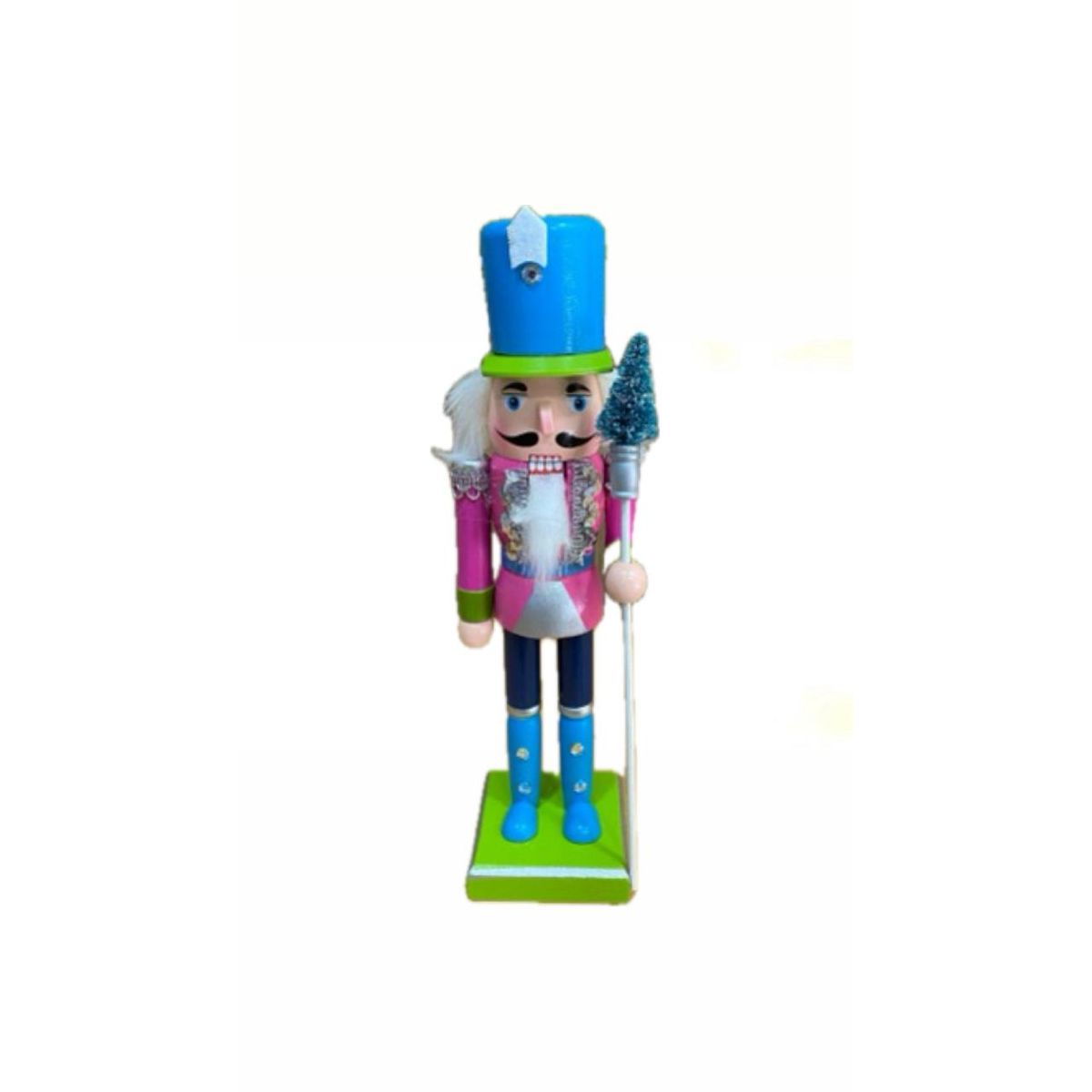 GENERICO - Cascanueces de madera 25 cm - Rosado