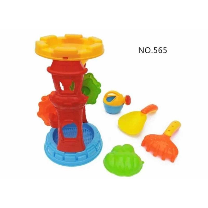 OEM - SET DE PLAYA MOLDES JUGUETE DE ARENA - A624 COLORES